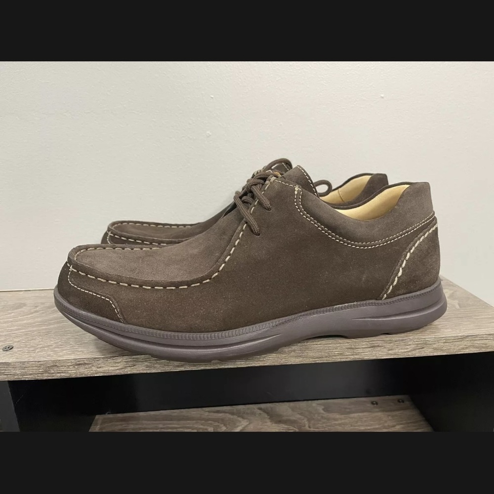 Men’s Samuel Hubbard Great Strides Casual Walking Shoe Brown Suede NEW